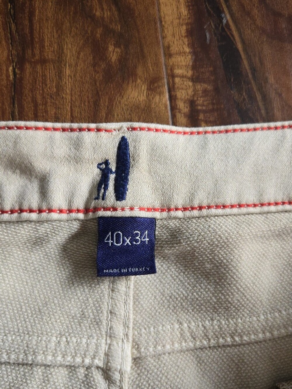 Johnnie O Terry Men Size 40 x 34 Stone Terry Pants 062026 - Picture 5 of 7